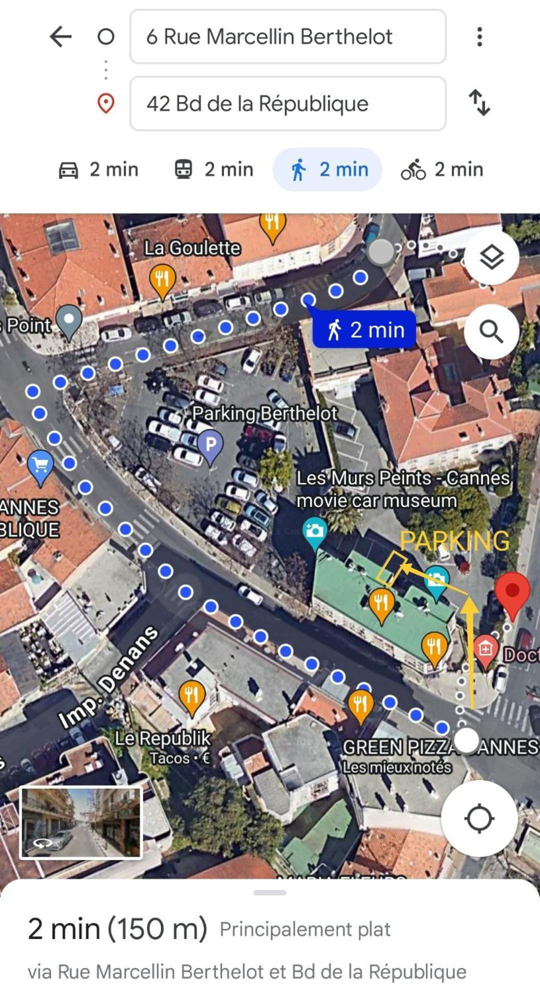 Grand Studio, Parking Prive, Cuisine Separee Appartement *